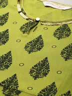 All About You Women Women Green Ethnic Motifs Printed Kurta with Trousers & With Dupatta | Grocsy