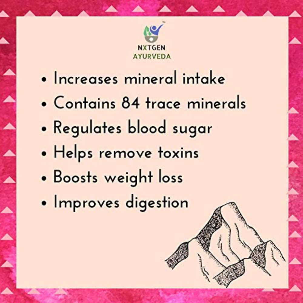 Nxtgen Ayurveda Himalayan Pink Salt Powder | Grocsy