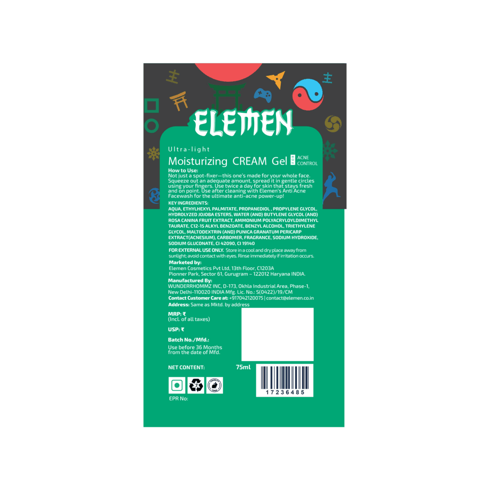 Elemen Ultra-Light Moisturizing Cream Gel | Grocsy