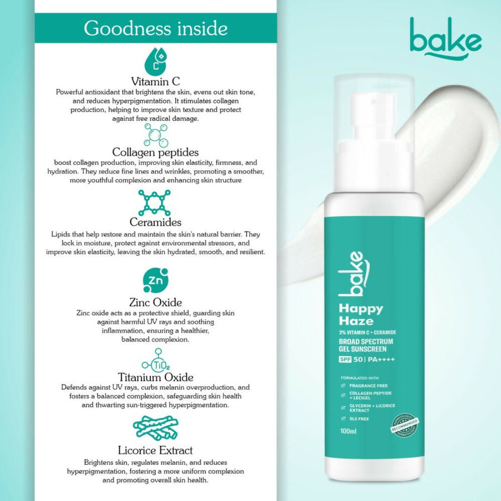 Bake Happy Haze 100% Mineral Sunscreen SPF 50 PA++++ | Grocsy