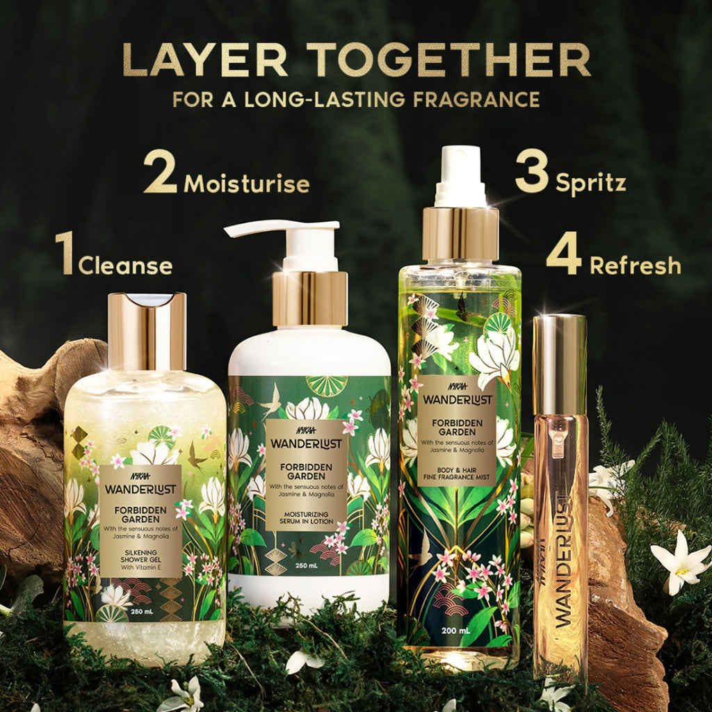 Wanderlust Shower Gels - Forbidden Garden | Grocsy