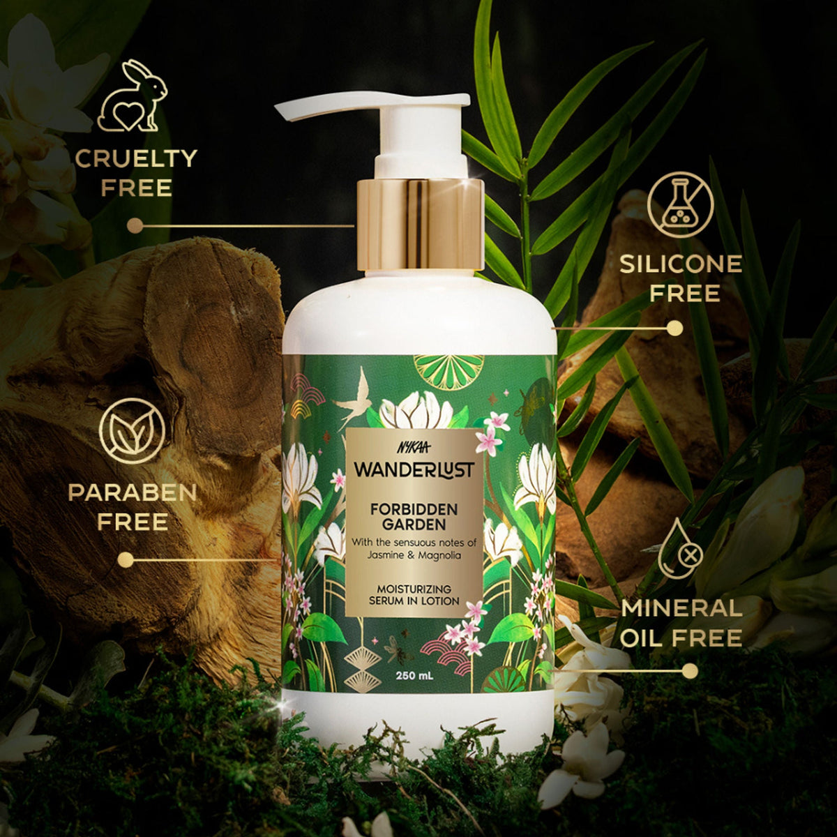 Wanderlust Moisturizing Body Lotion - Forbidden Garden | Grocsy