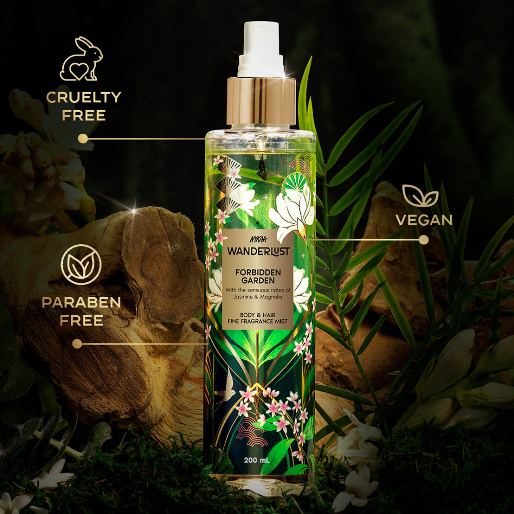 Wanderlust Fragrance Mist For Her - Forbidden Garden | Grocsy