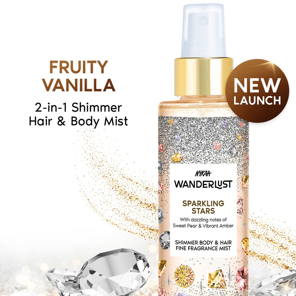 Wanderlust Fragrance Mist For Her - Sparkling Stars | Grocsy