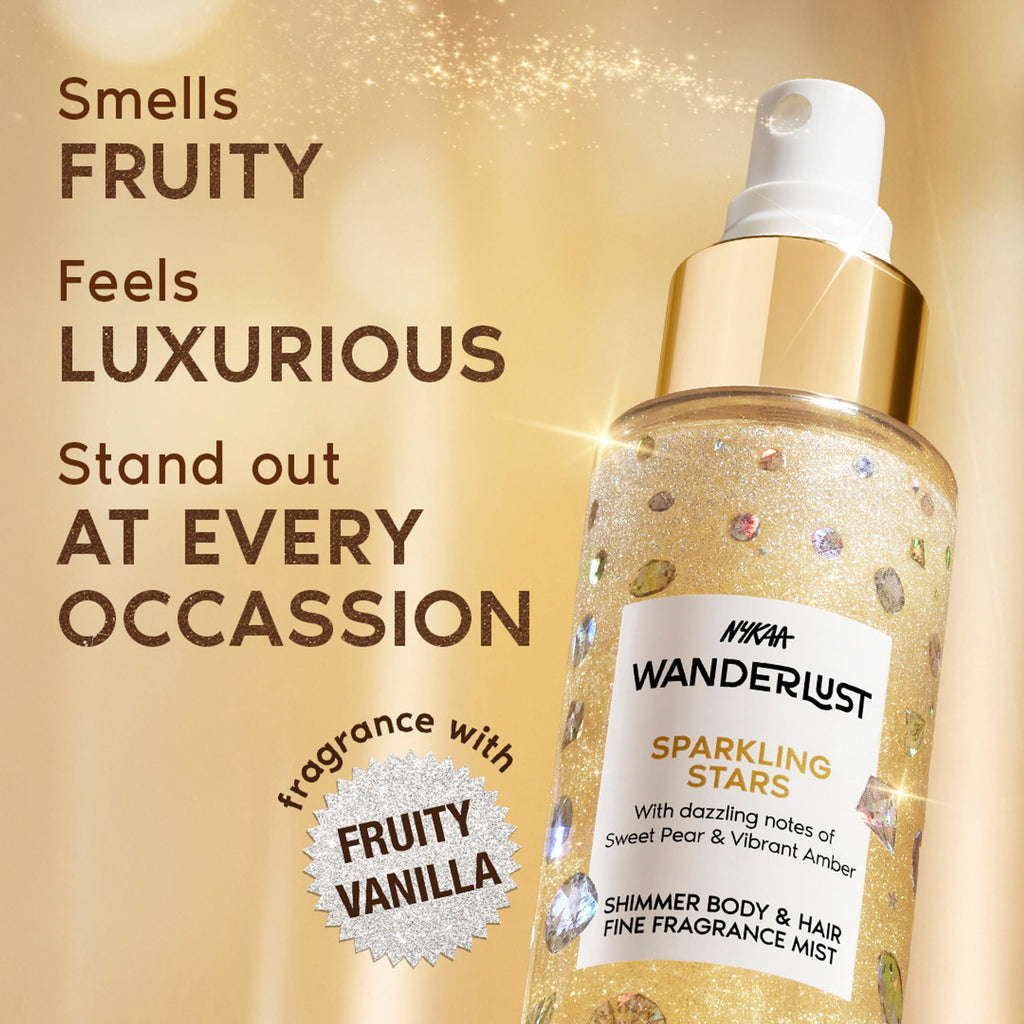 Wanderlust Fragrance Mist For Her - Sparkling Stars | Grocsy