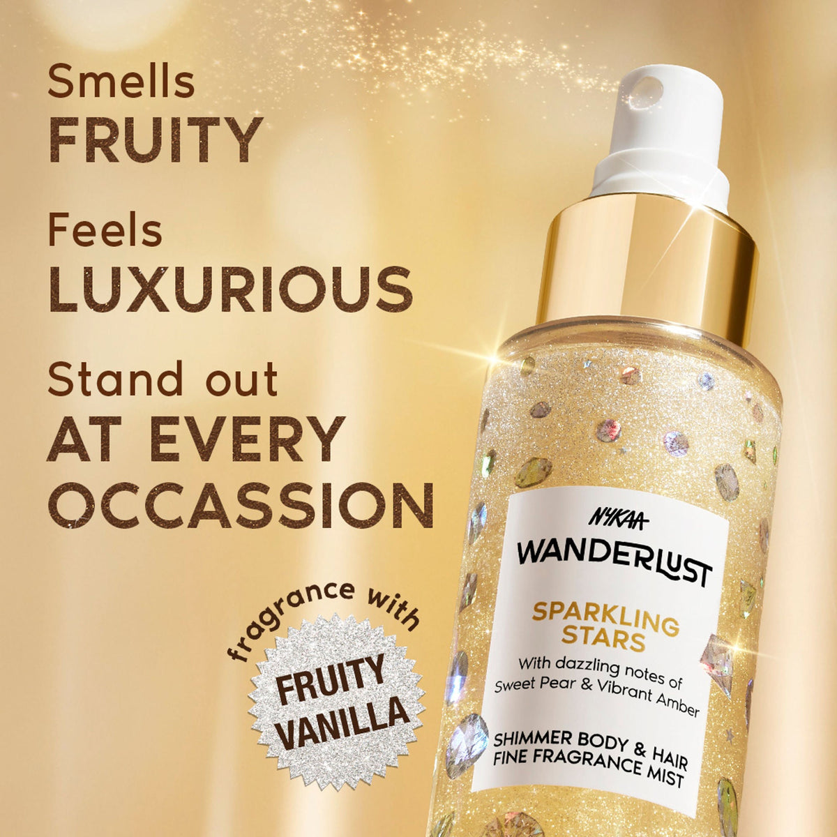 Wanderlust Fragrance Mist For Her - Sparkling Stars | Grocsy