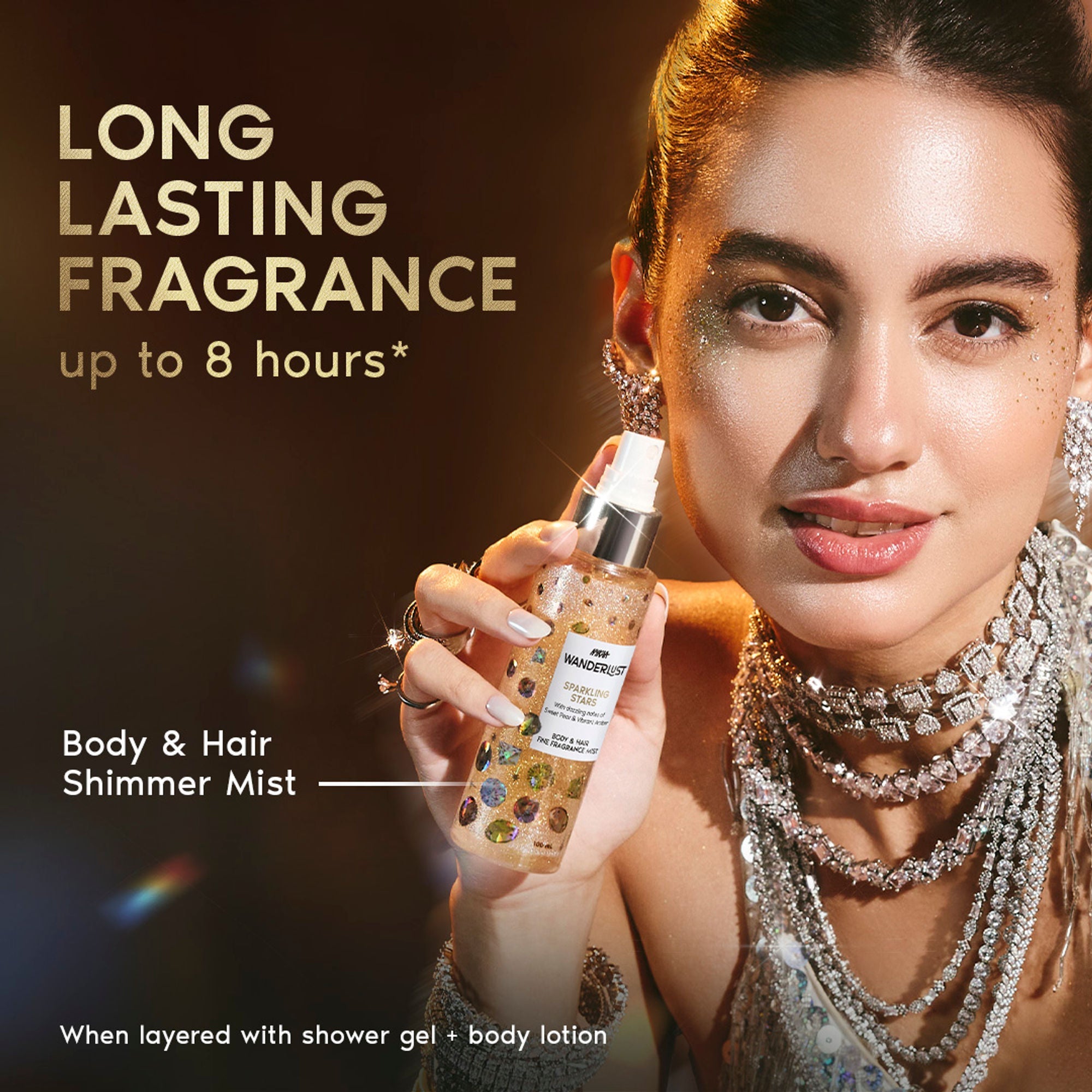 Wanderlust Fragrance Mist For Her - Sparkling Stars | Grocsy