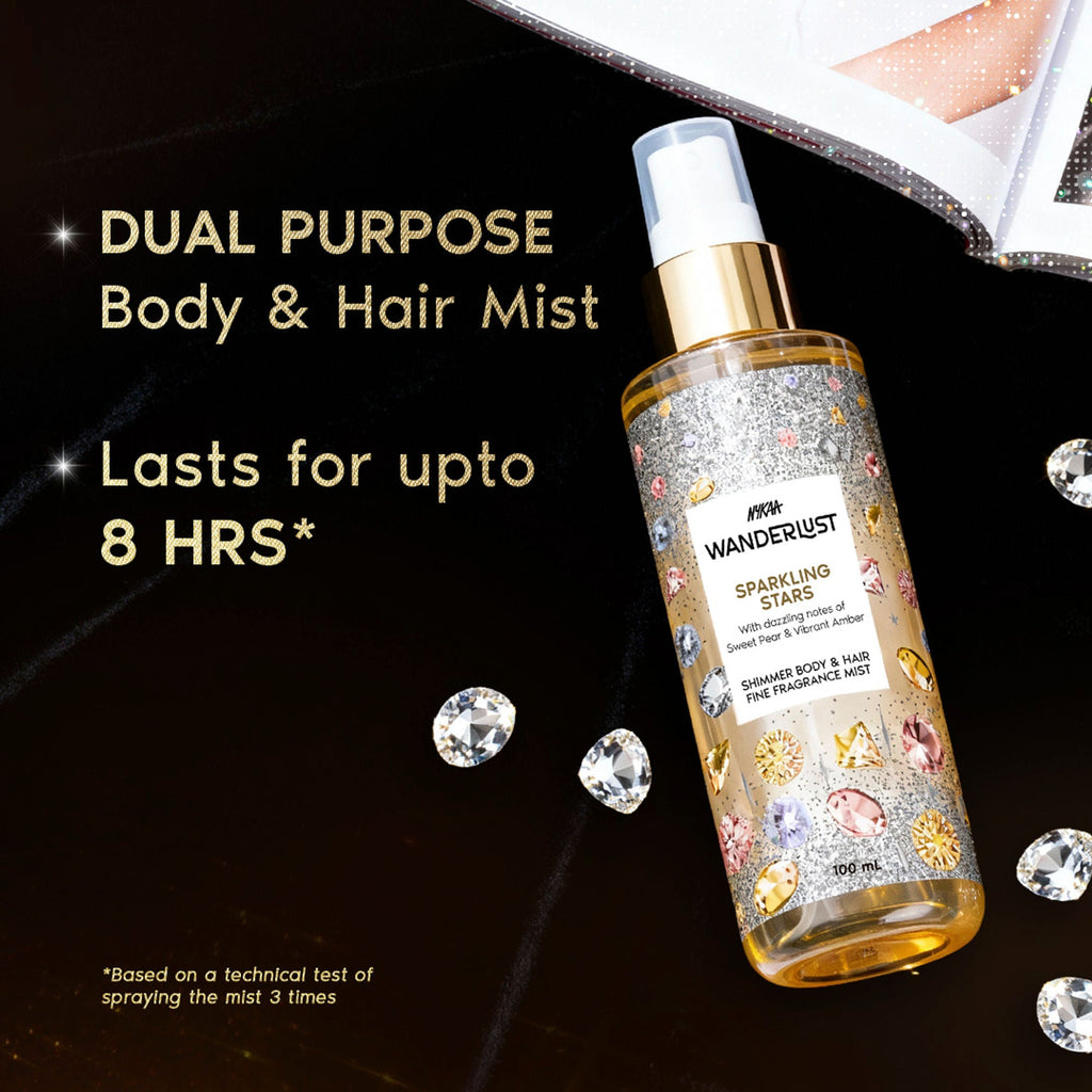Wanderlust Fragrance Mist For Her - Sparkling Stars | Grocsy