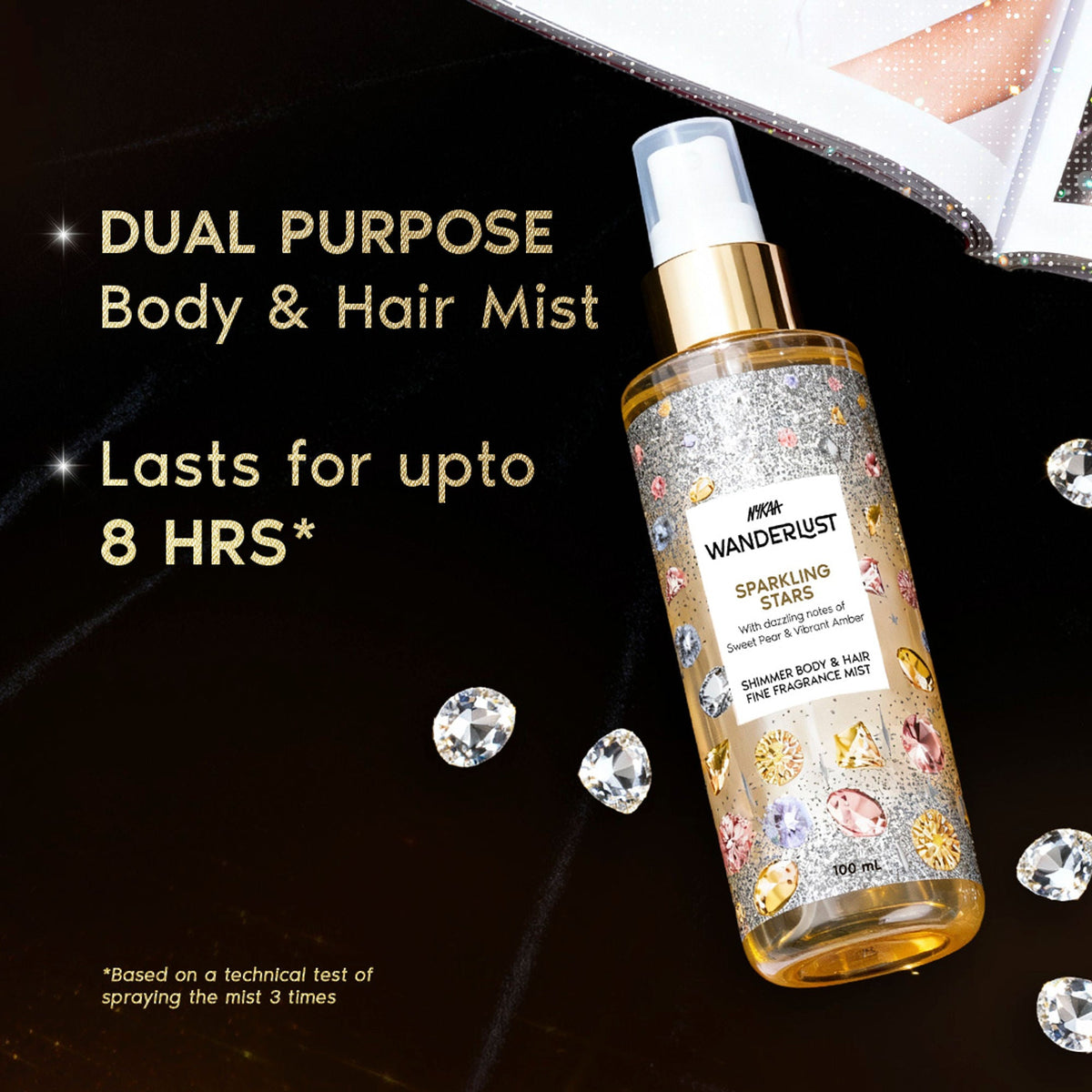 Wanderlust Fragrance Mist For Her - Sparkling Stars | Grocsy