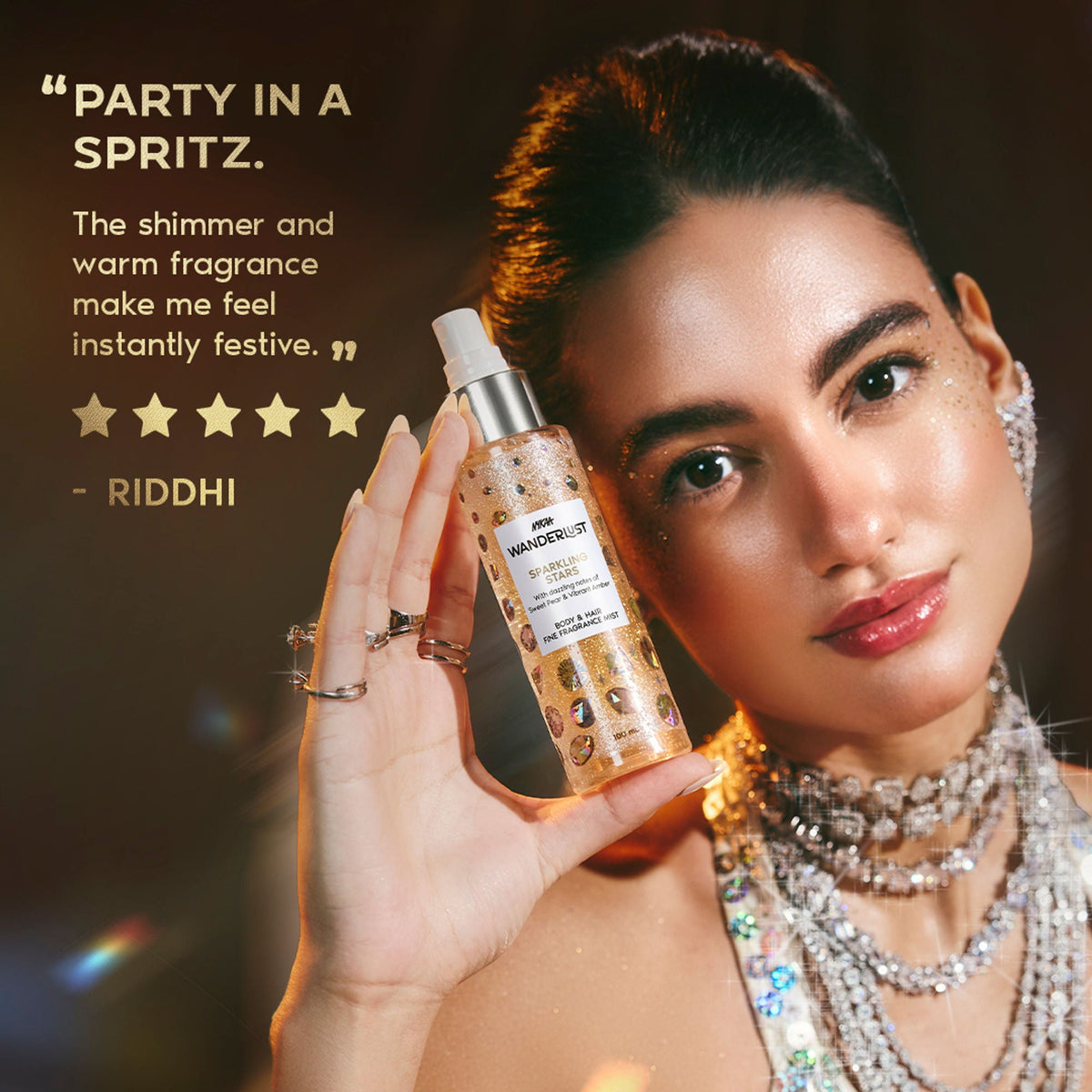 Wanderlust Fragrance Mist For Her - Sparkling Stars | Grocsy