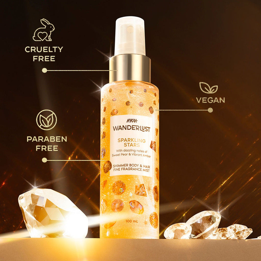 Wanderlust Fragrance Mist For Her - Sparkling Stars | Grocsy