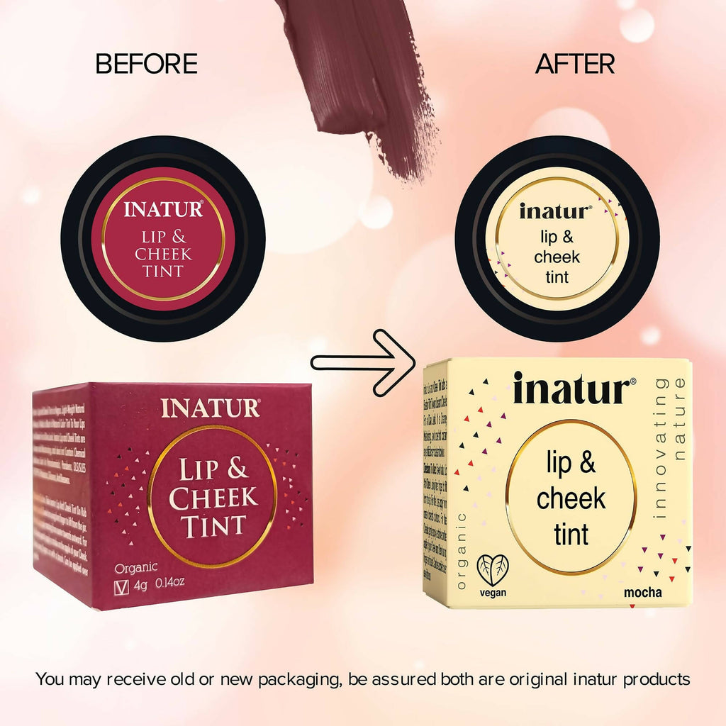 Inatur Lip and Cheek Tint Mocha | Grocsy