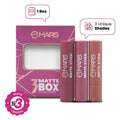MARS Cosmetics Matte Lipsticks Box - 02 Peaches and Nudes | Grocsy