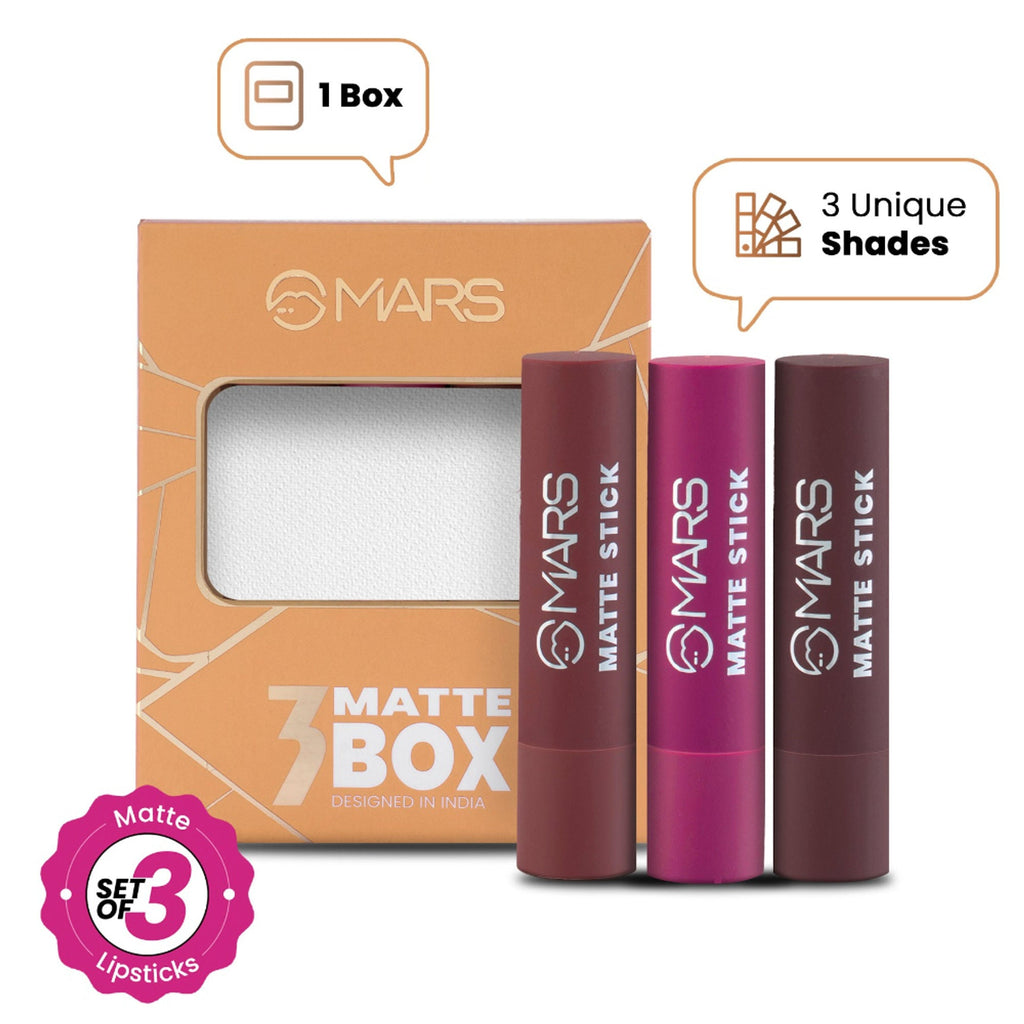 MARS Cosmetics Matte Lipsticks Box - All Rounder | Grocsy
