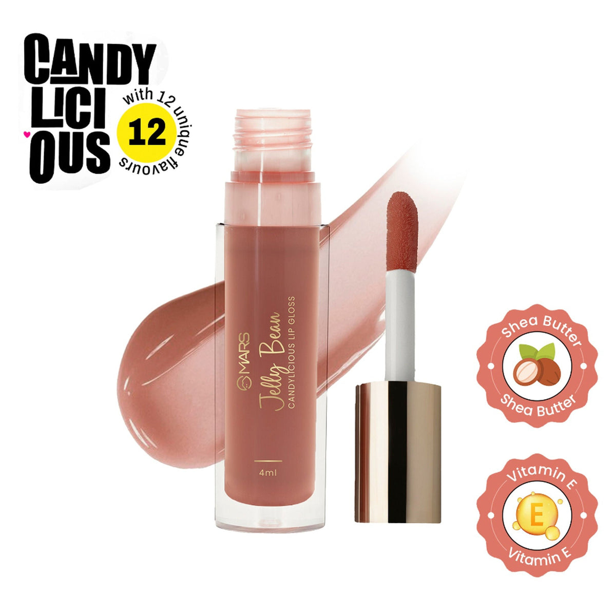 MARS Cosmetics Candylicious Colored Lip Gloss - Jelly Bean | Grocsy