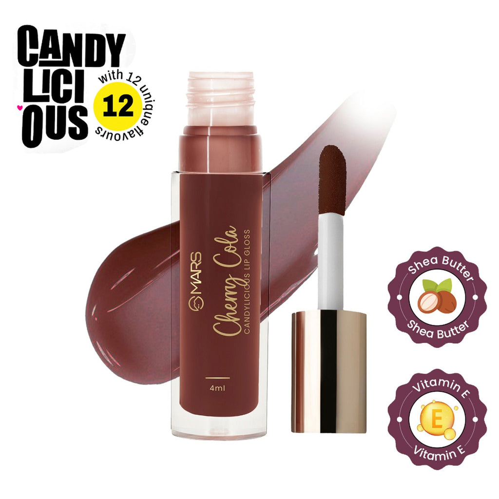 MARS Cosmetics Candylicious Colored Lip Gloss - Cherry Cola | Grocsy