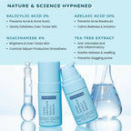 Hyphen By Kriti Sanon Acne Defence Daily Serum With 2% Salicylic Acid For Active Acne & Breakouts | Grocsy