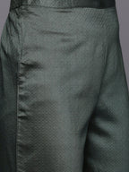Indo Era Women Green Ethnic Motifs Embroidered Kurta with Trousers & With Dupatta | Grocsy