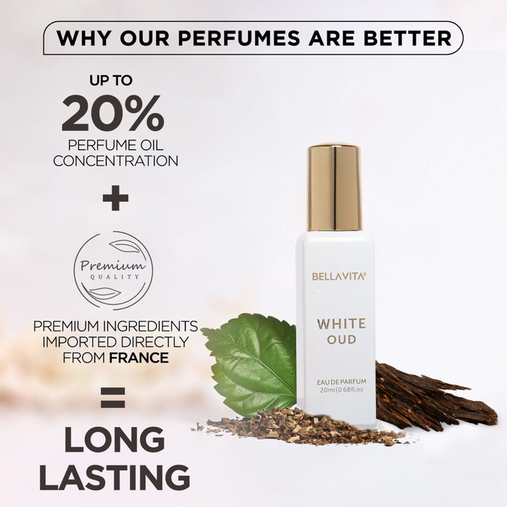 Bella Vita White Oud Eau De Perfume for Men & Women | Grocsy
