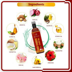 Newish Red Onion Hair Oil With Comb | Grocsy