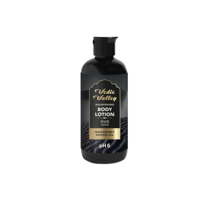 Vedic Valley Oud Noir Body Lotion with Shea, Avocado Butter | Grocsy