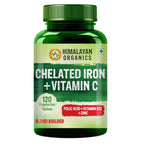 Himalayan Organics Chelated Iron Plus Vitamin C Tablets | Grocsy