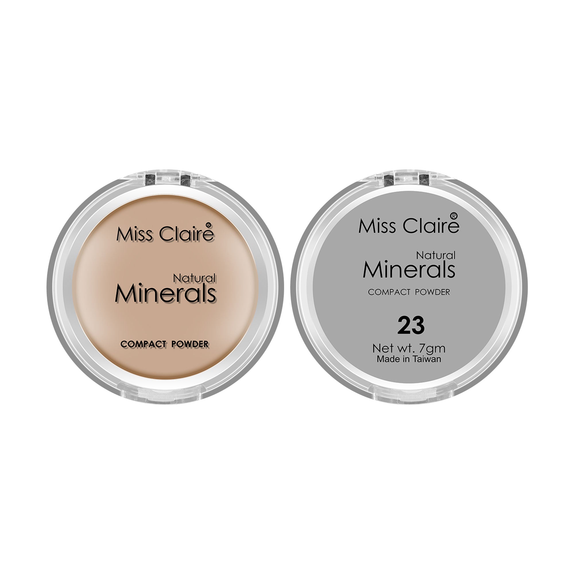 Miss Claire Natural Mineral Compact Powder - 23 | Grocsy