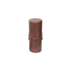 London Prime Brown Brush Holder Cylinder Shaped | Grocsy
