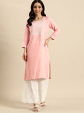 Sangria Women Floral Embroidered Kurta | Grocsy