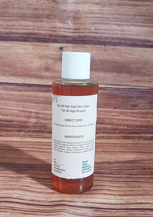 Satjeevan Organic Nourishing Hair & Skin Oil | Grocsy