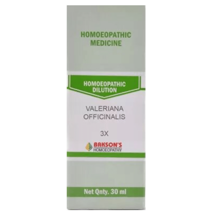 Bakson's Homeopathy Valeriana Officinalis Dilution | Grocsy