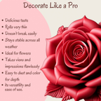 Confect Red | Edible Gum paste | Grocsy