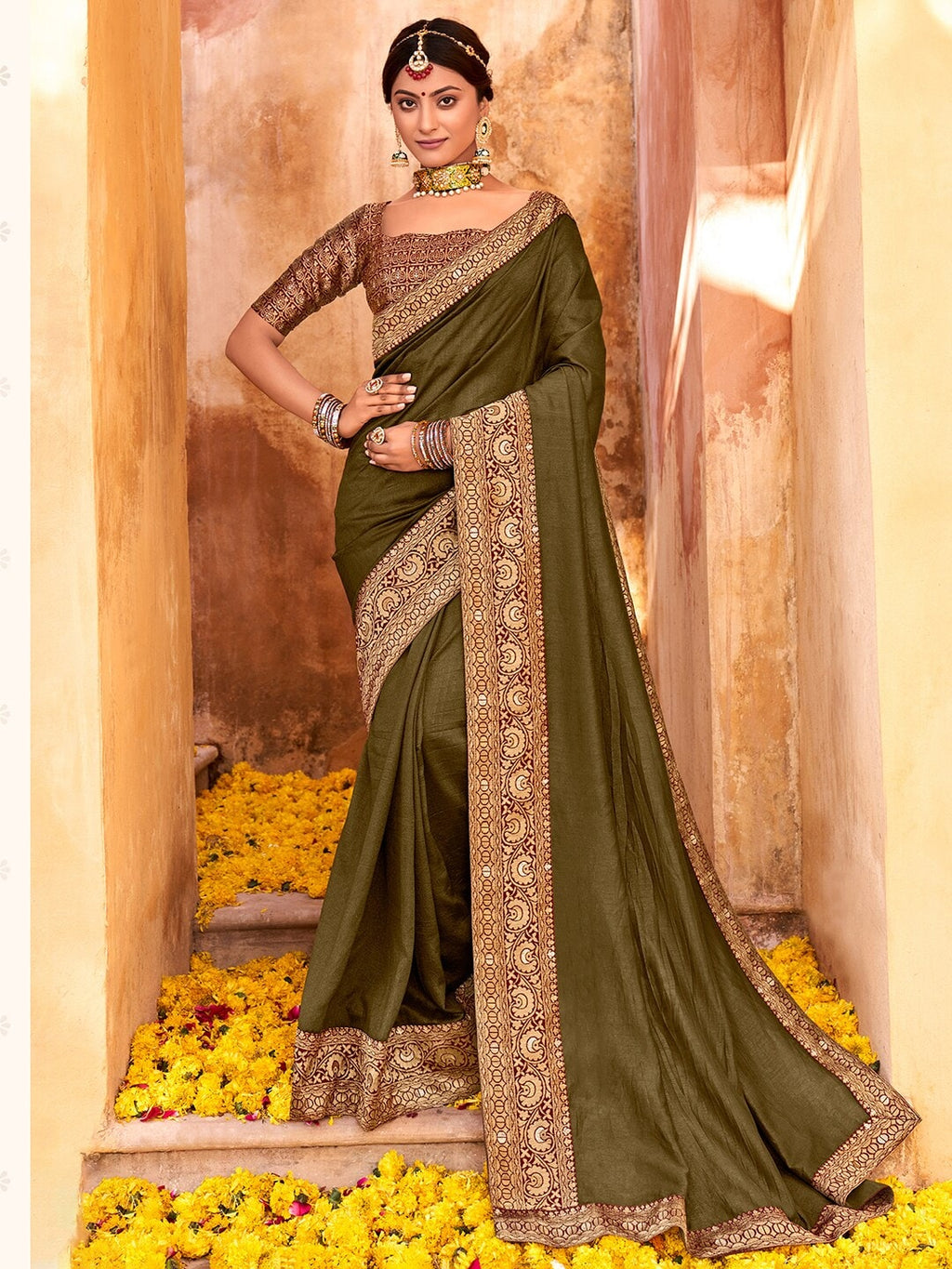 Saree Mall Woven Design Zari Silk Blend Sarees | Grocsy