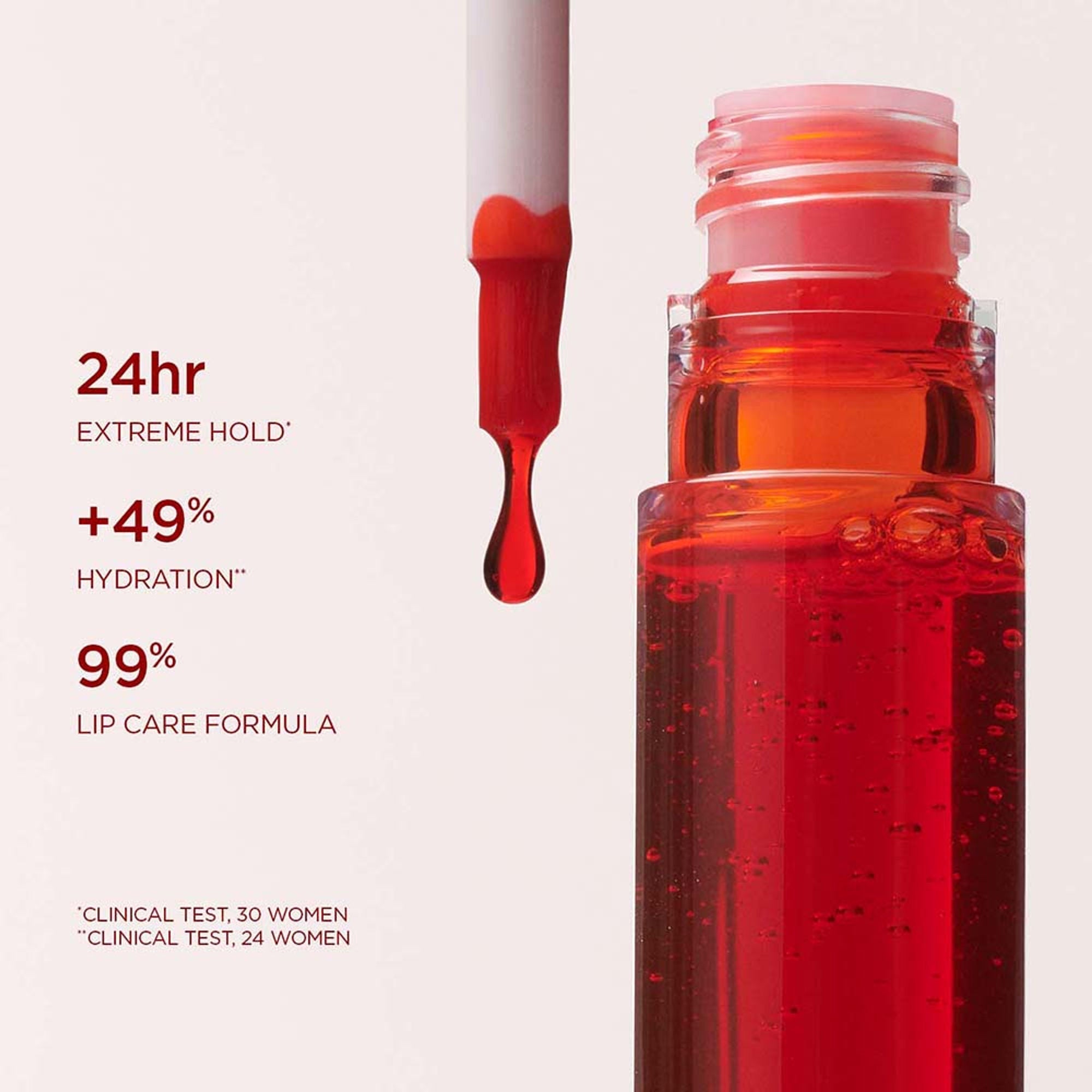 Clarins Lip Stain Lipstick - 09 Deep Red Water | Grocsy
