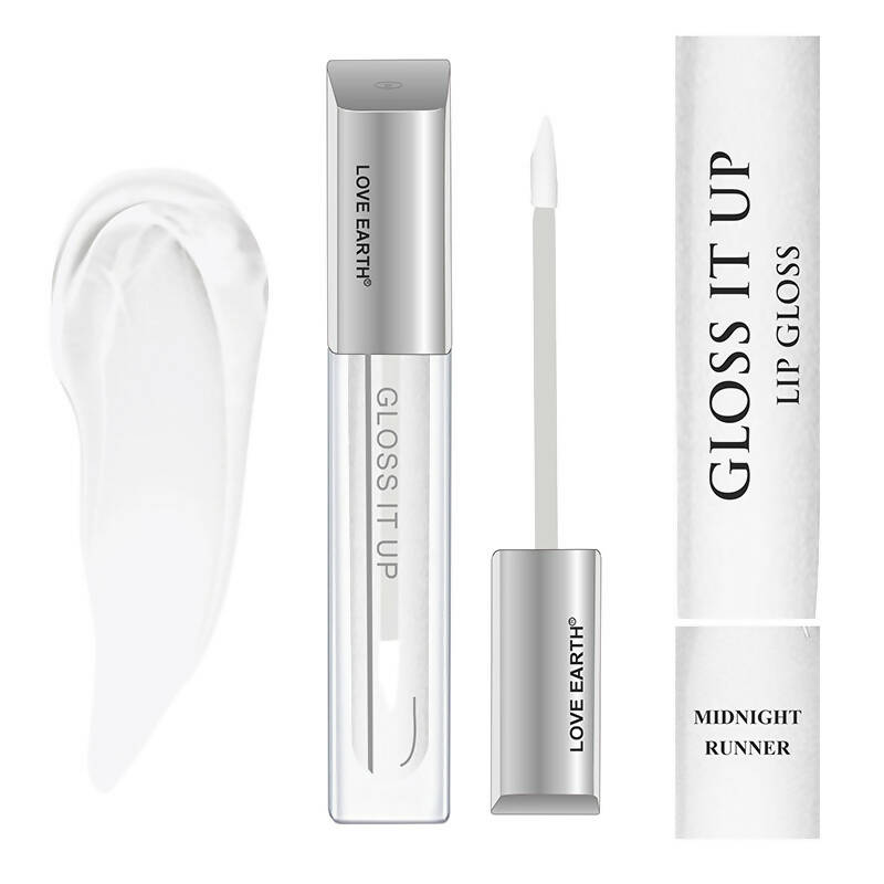 Love Earth Lip Gloss - Midnight Runner (Transparent) | Grocsy