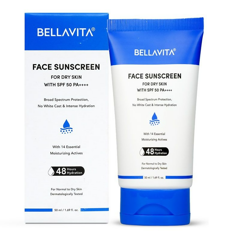 Bella Vita Organic Sunscreen SPF 50 For Dry Skin | Grocsy