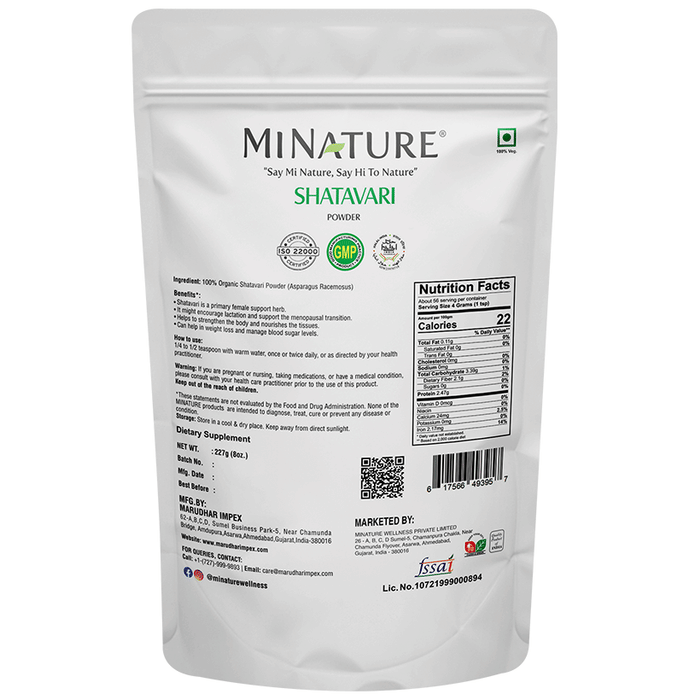 Minature Shatavari Organic Powder | Grocsy