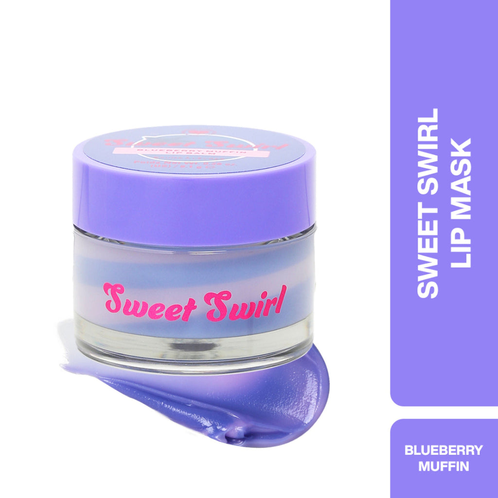 Makeup Revolution Sweet Swirl Lip Mask - Blueberry Muffin | Grocsy