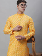 Sojanya Geometric Embroidered Thread Work Cotton Silk Kurta | Grocsy