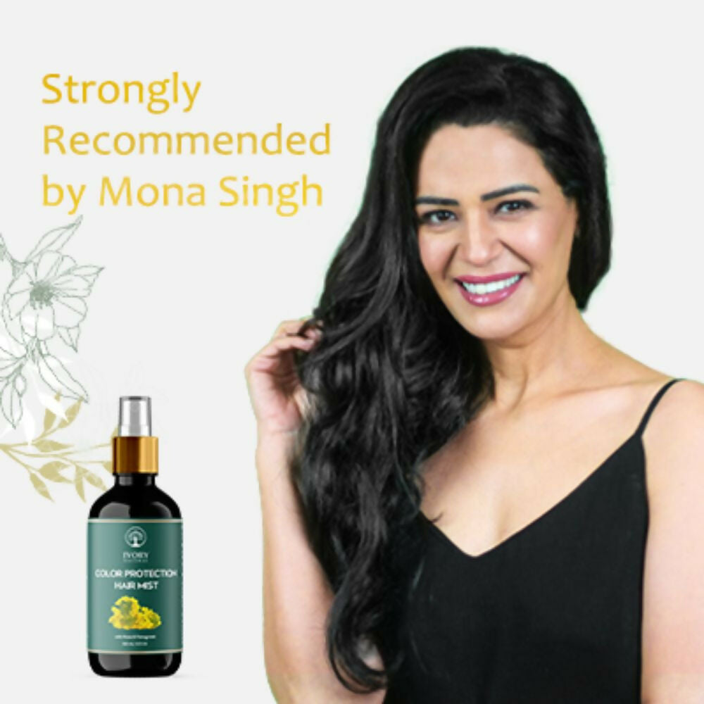 Ivory Natural Color Protection Hair Mist - Locks In Vibrant Hues, Adds Luminous Shine | Grocsy