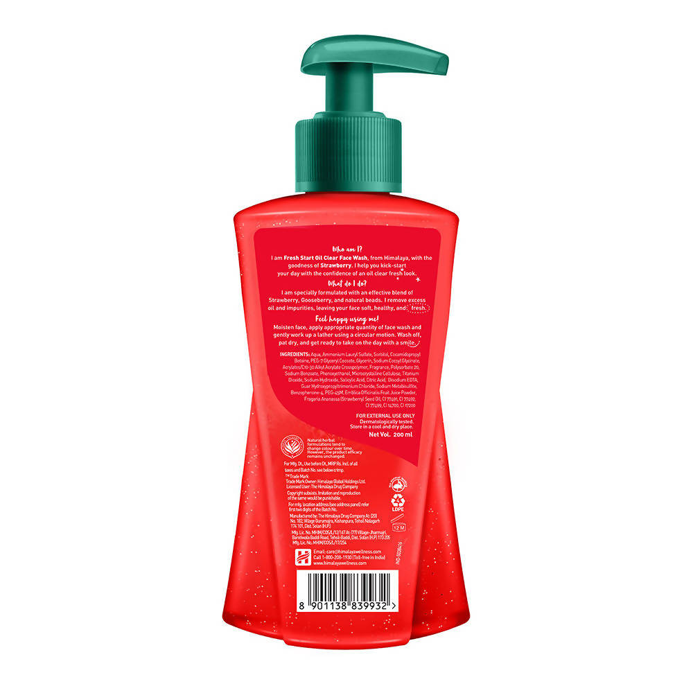 Himalaya Herbals Fresh Start Oil Clear Face Wash Strawberry | Grocsy