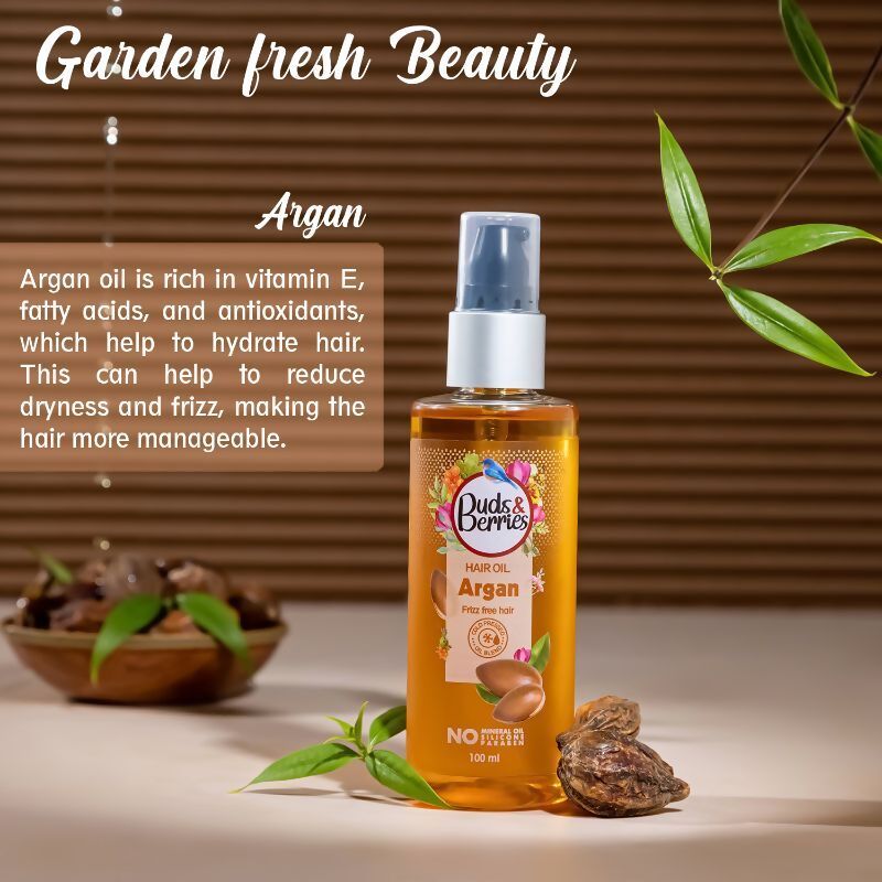 Buds & Berries Argan Hair Oil | Grocsy