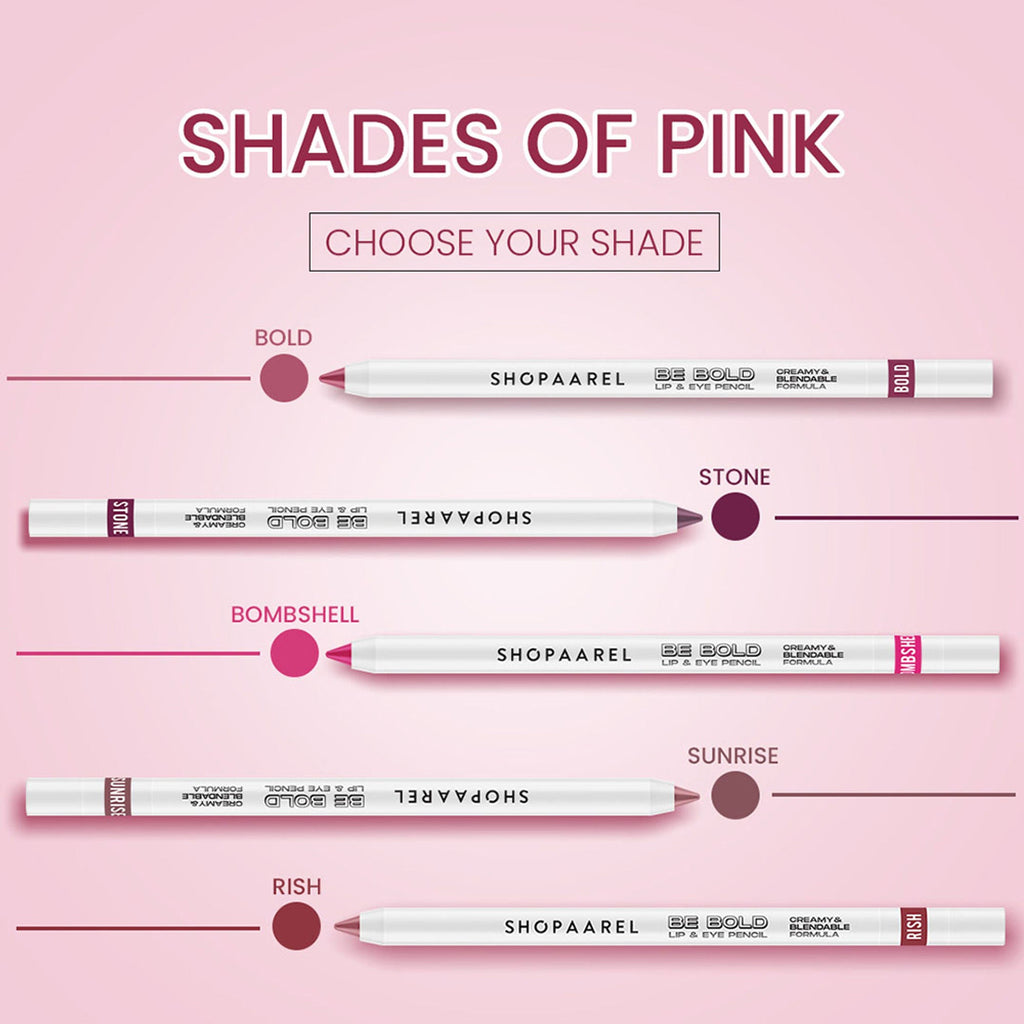 Shopaarel Be Bold Lip & Eye Pencil - Lady | Grocsy
