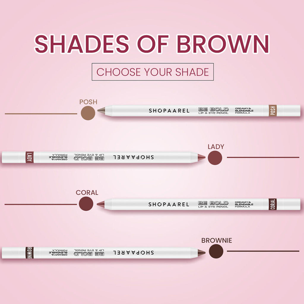 Shopaarel Be Bold Lip & Eye Pencil - Lady | Grocsy