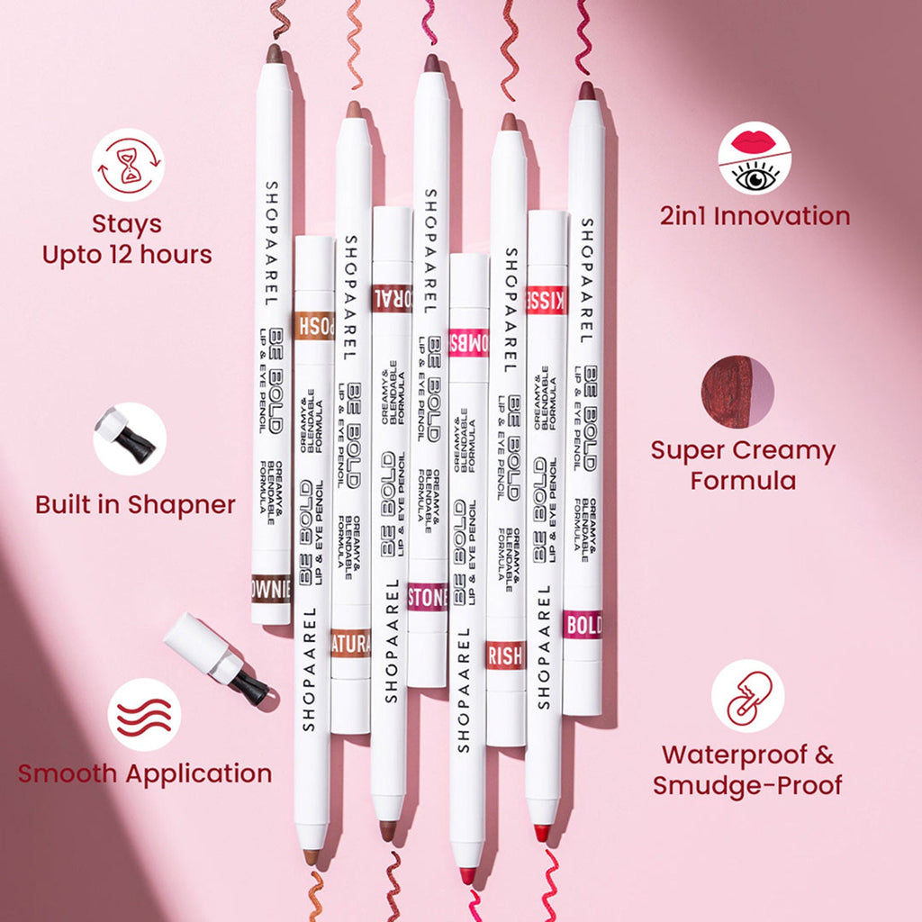Shopaarel Be Bold Lip & Eye Pencil - Soft | Grocsy