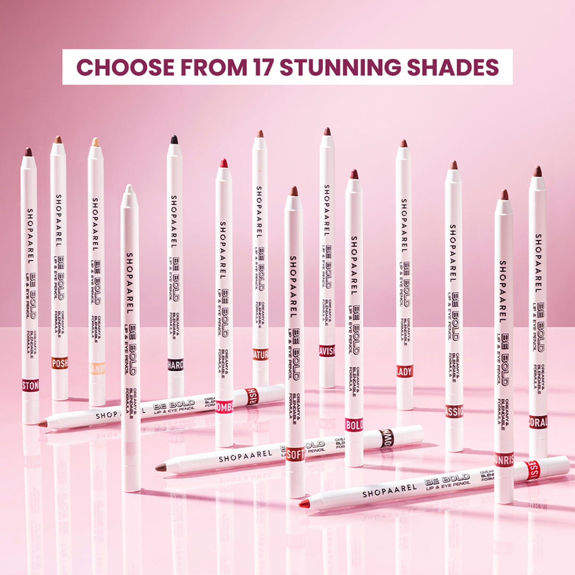 Shopaarel Be Bold Lip & Eye Pencil - Kisses | Grocsy