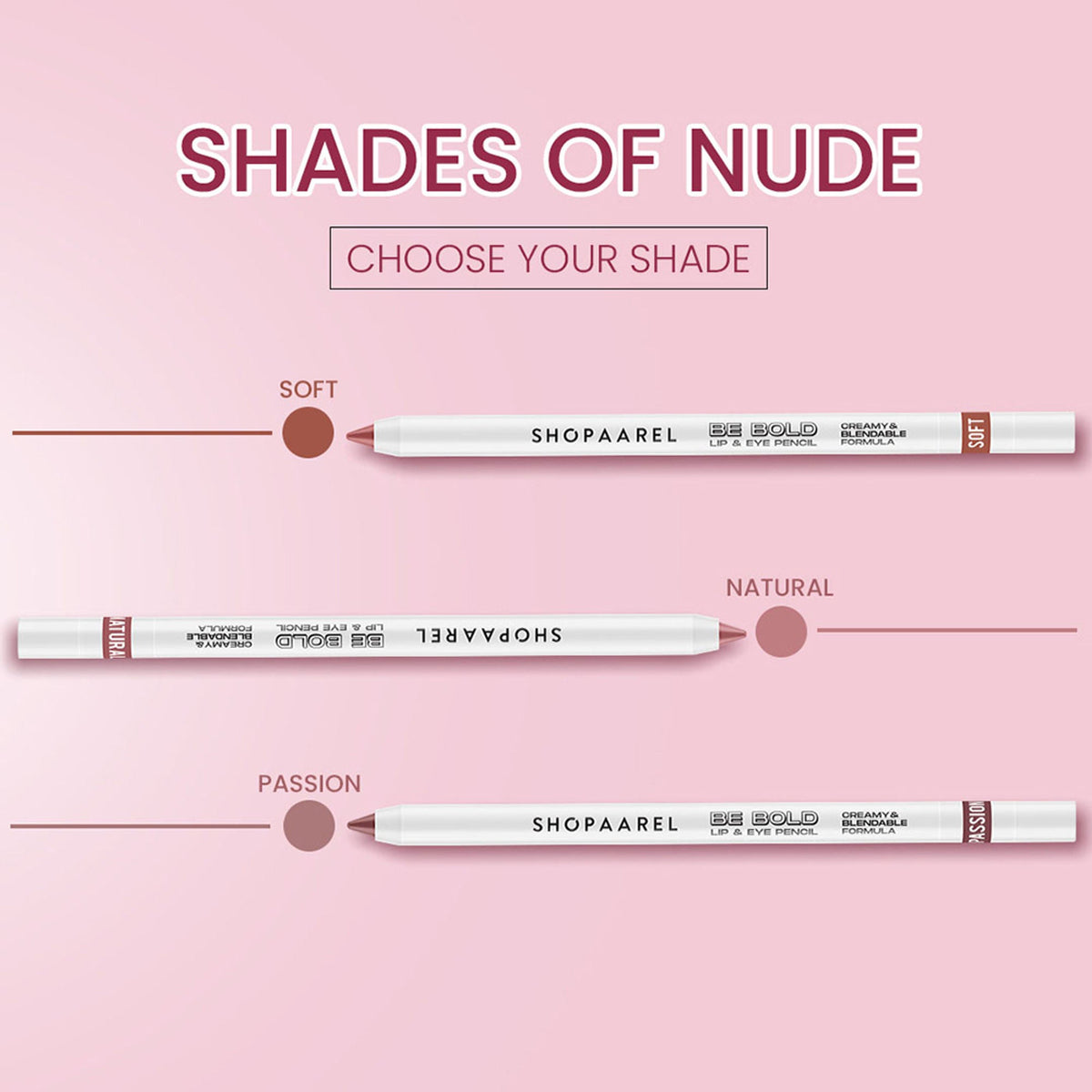 Shopaarel Be Bold Lip & Eye Pencil - Lavish | Grocsy