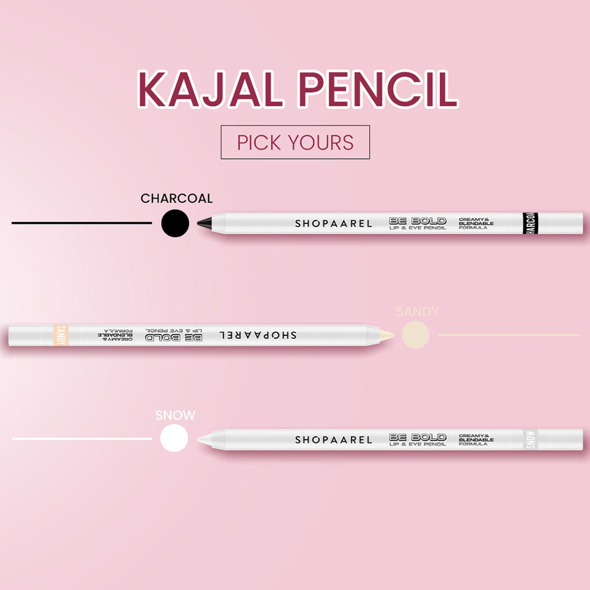 Shopaarel Be Bold Lip & Eye Pencil - Bombshell | Grocsy