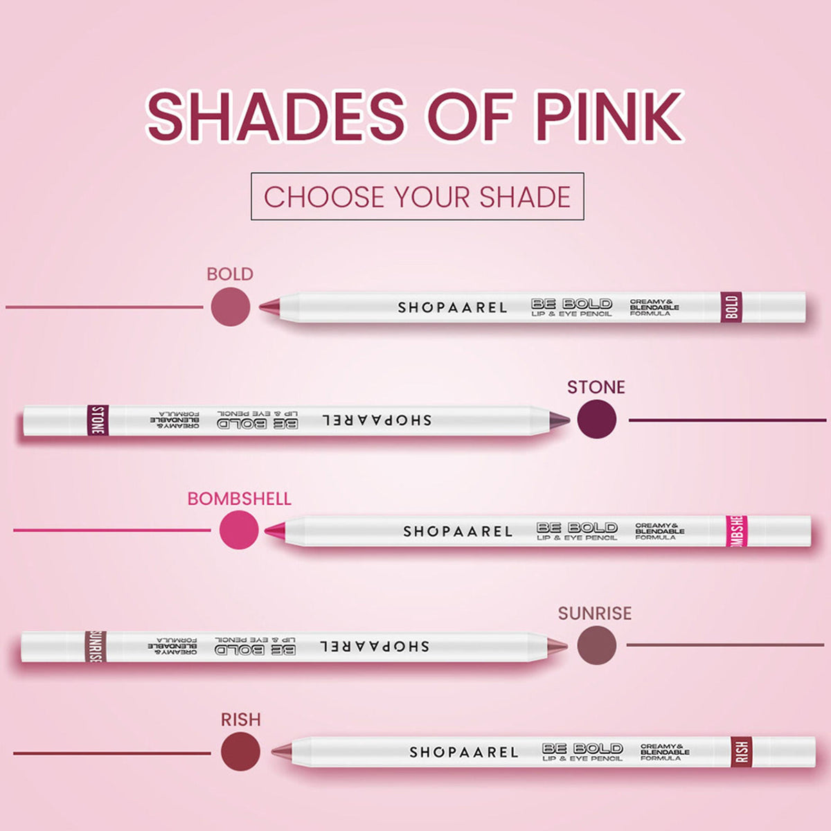 Shopaarel Be Bold Lip & Eye Pencil - Sandy | Grocsy