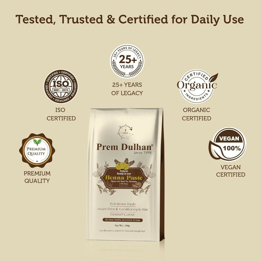 Prem Dulhan Henna Paste Ready to Apply | Grocsy